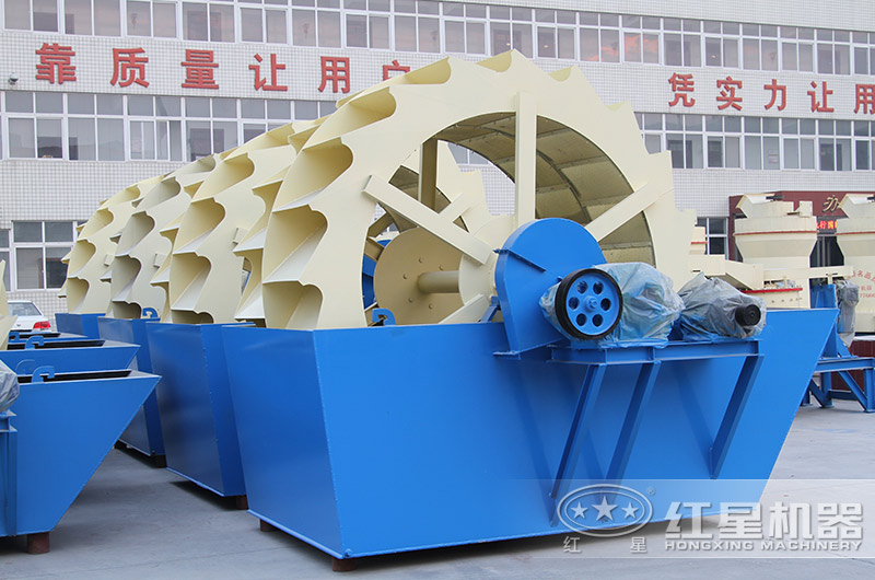 輪斗式洗砂機(jī)款型多樣，單輪、雙輪、三輪這都有