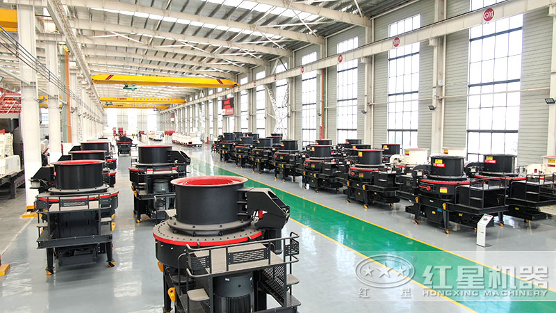 花崗巖石子粉碎機、制砂機車間現(xiàn)貨