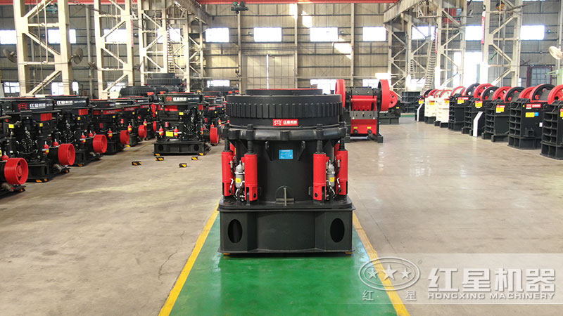300型圓錐破碎機(jī)型號及參數(shù)，一小時能生產(chǎn)多少噸石子？